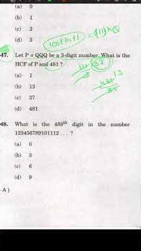 CSAT2025# Numbersystem#Prelims2026#upscpreparation #thinklikeupsc