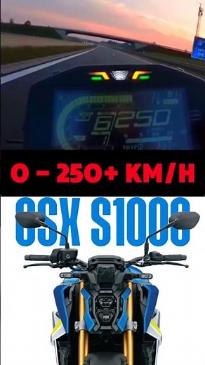 Suzuki GSX S1000 Top Speed & Acceleration | #suzuki #gsxs1000 #topspeed #exhaust #sound