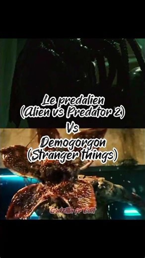 Predalien vs Demogorgon #1v1#editbattle#strangerthings#alienvspredador