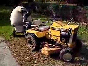 Allis Chalmers B112 with Lawn Vacuum 990619