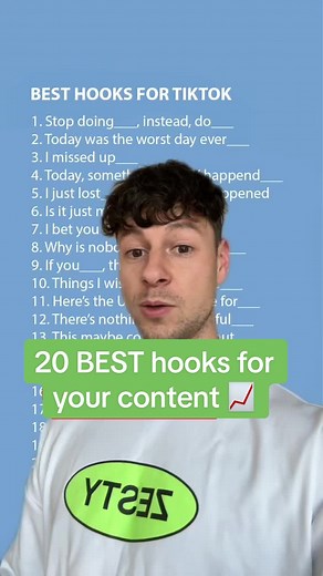 20 Best Performing Hooks for Your Content 📈
