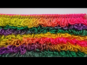 How to Crochet Easy Double Loop Stitch / Crochet Fun Fur Stitch