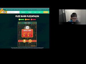 Aadit plays 'Fuzz Bugs Fuzzathlon' on ABCya