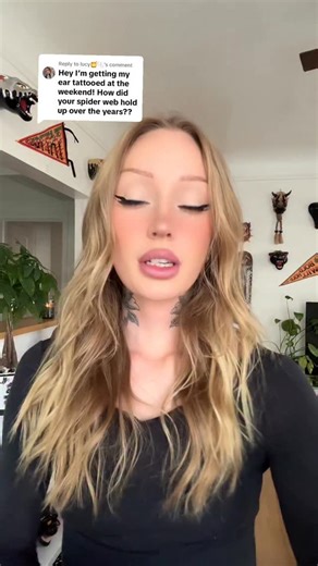 Molly Hammons on Instagram: "How my ear tattoos have healed after 3 years! I love having them, especially when I put my hair back, it’s like a fun lil accessory! Might get more soon honestly #tattoocommunity #tattooideas #eartattoo"