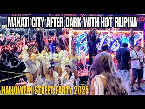 P.BURGOS STREET HALLOWEEN PARTY 2025 | POBLACION MAKATI CITY PHILIPPINES