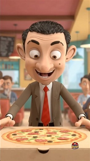🍕 Mr Bean Orders a GIANT Pizza! 😂🤣 | Pizza Disaster | Funny 3D Animation