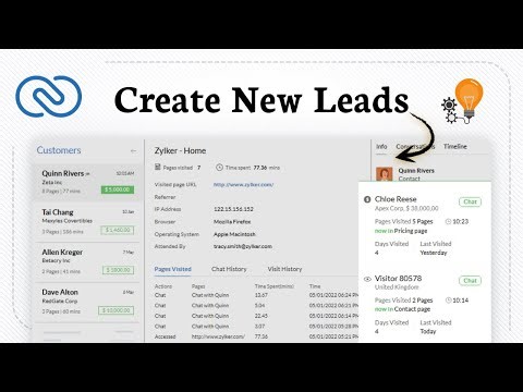 How to Create Leads in Zoho CRM (Quick Lead Entry)