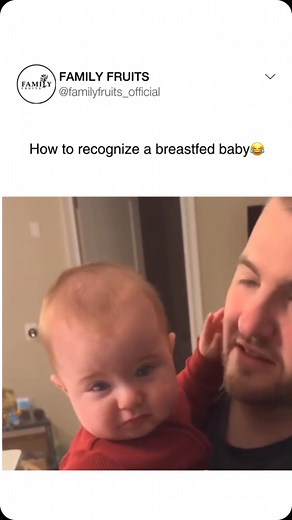 2.7M views · 64K reactions | They’ll try to nibble on anything—especially daddy’s nose!  Got any funny ‘nibble’ moments with your little one? Share them in the comments! #breastfedbaby #dadlife #babyantics #parentinghumor #momlife ️:@babies.being.crazy | Family Fruits | Facebook