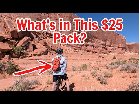 $25 Hydration Pack- Nevo Rhino Review After Moab Ride!