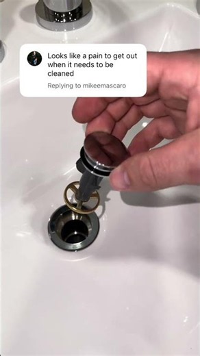 How To Clean Dearborn Pop Down Sink Drain