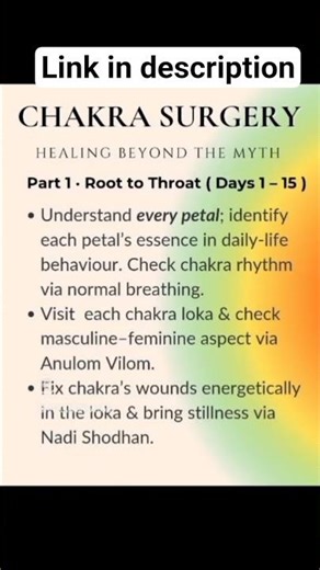 Chakra Surgery Full Course | 30+ Sessions Deep Inner Healing#course#healing#innerwork