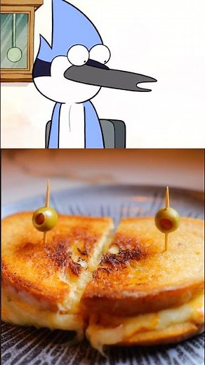 The ULTIMATE Grilled Cheese Deluxe 🧀 from Regular Show #shorts