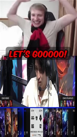 Jankos react to CAPS Anivia in g2 vs BLG swiss stage game in League of Legends!