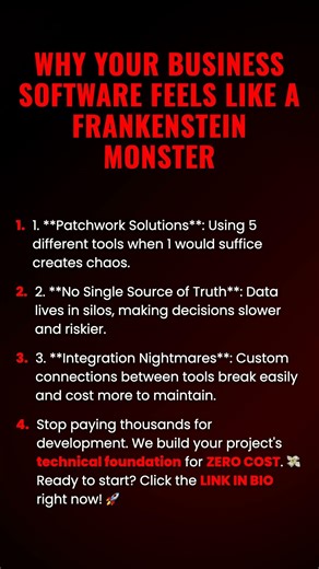 Why Your Business Software Feels Like a Frankenstein Monster #ad (Verify Info)