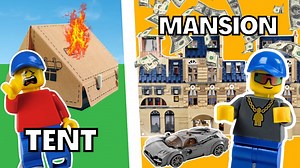 $1 vs $1,000,000 LEGO Hotel!