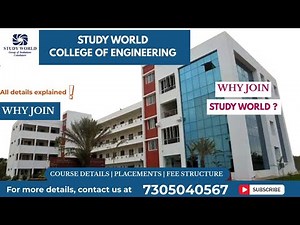 Study World College of Engineering #coimbatore #engineeringcollege #collegereview