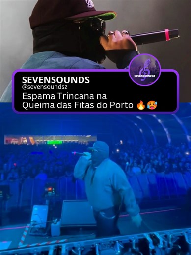 Espama Trincana na Queima das Fitas do Porto 🥵🔥 Comenta se estiveste ou se querias ir! 📱⬇️ #espamatrincana #queimadasfitasporto #porto #cultura