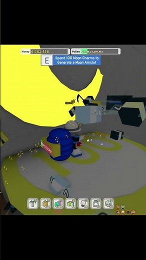 Crafting Moon Amulet #beeswarmsimulator