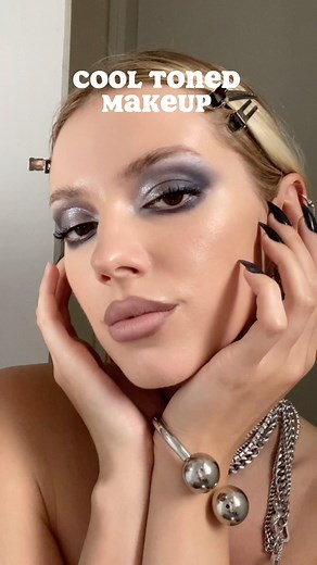 danielle marcan on Instagram: "cool toned over warm browns any day 🪩⛓️ #makeup #beauty ad @beautybaycom smoky palette @yslbeauty liberated eye pencil 5 @maybelline firework mascara @youthtothepeople triple peptide serum @kiehlsuki ultra facial cream @lorealparis true match foundation @armanibeauty luminous silk concealer @lancomeofficial teint idole all over concealer"