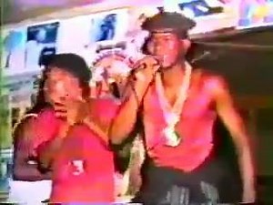 Lyrics compact! Papa San at a Metro Media dance in Kingston, #1986 | Jamaican Memory Lane