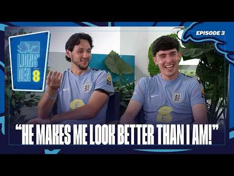 James Trafford and Tino Livramento Talk About Life In Camp | Ep. 3 | Lions' Den Connected by EE