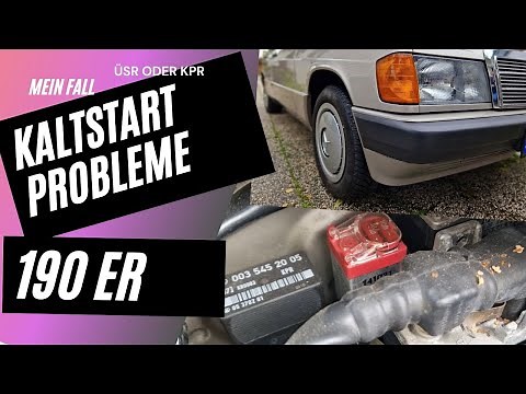 Cold start problems on my 190 w201 w124 ÜSR fuel pump relay replacement