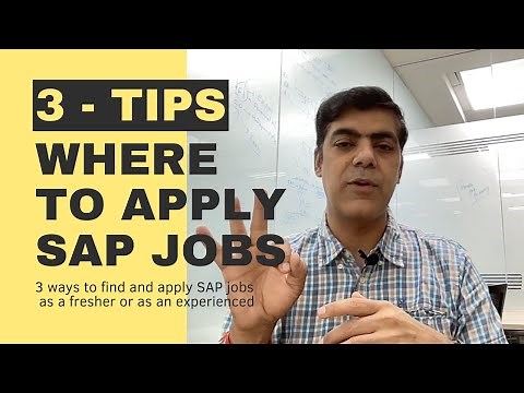 Ultimate Guide: How to Apply for SAP Jobs as a Fresher or Experienced