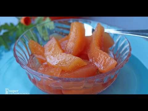 Κυδώνι γλυκό του κουταλιού, με αμύγδαλα και αρμπαρόριζα, από την Αργυρώ Μπαρμπαρίγου