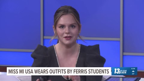 Outfits worn by Miss Michigan USA during pageant were designed by Ferris State students