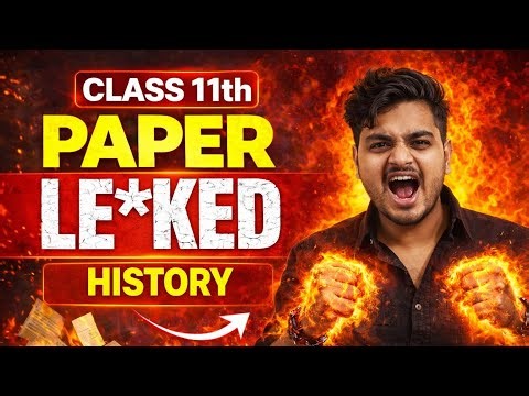 Class 11 History Paper Leak? 😳 | 100% Important Questions | Exam 2026