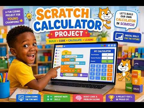 A 5-Year-Old Builds a Calculator Project Using Scratch in PictoBlox! Addition Bot 💻