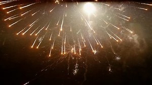 Ireworks Exploding Night Sky Stock Footage Video (100% Royalty-free) 34194427 | Shutterstock