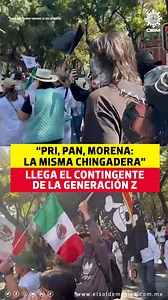 25K views · 842 reactions |  Jóvenes de la generación Z, algunos vestidos de negro y con rostro cubierto, reclaman al gobierno federal el asesinato del alcalde de Uruapan, Carlos Manzo. | El Sol de México | Facebook