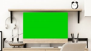 Workplace Desktop Isolated Blank Screen Chroma Stock Footage Video (100% Royalty-free) 1101838645 | Shutterstock