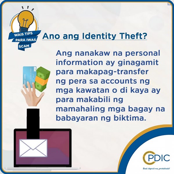 18 reactions | WAIS TIPS PARA IWAS SCAM Ano ang Identity Theft? Sa...