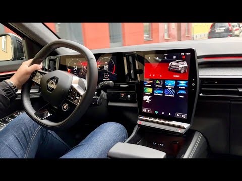 RENAULT AUSTRAL 2023 - DRIVING in the city (beautiful details)
