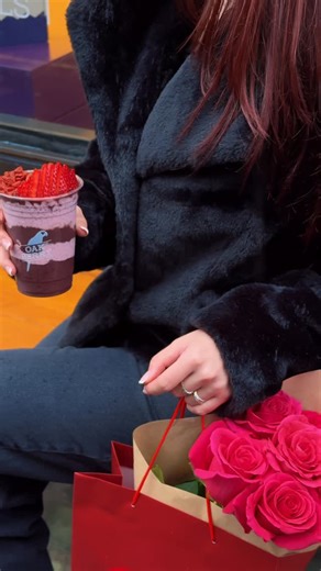 OAKBERRY AÇAÍ on Instagram: "Our Valentine’s Special is officially here. Açaí, layered with strawberry pudding, strawberries and fresh raspberries. 🍓 February only. Don’t miss it."