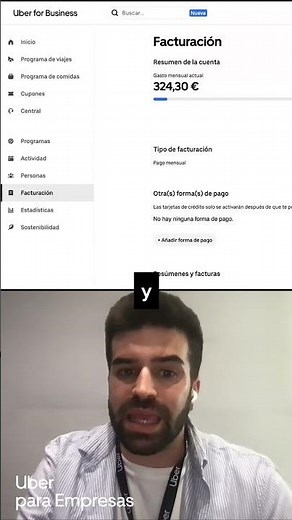 La facturación con Uber para Empresas