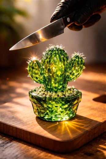 Oddly Satisfying Cactus Cutting ASMR 🌵🔪 #shorts #viralshorts #asmr #relaxing