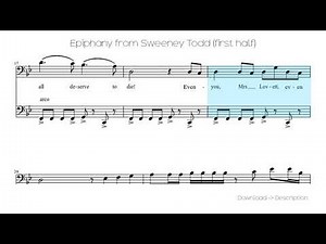 🎶 Epiphany From Sweeney Todd (first Half) 🎸🎸