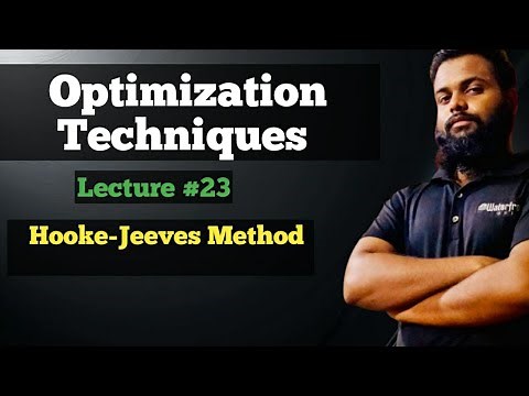 Hooke-Jeeves Method #optimizationproblems Lecture 23 by @Xpertmaths19