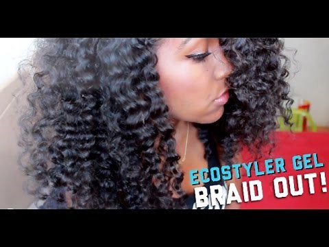Natural Hair | Perfect EcoStyler Gel Braid Out