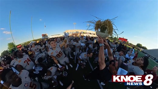 "We'll make sure we get a really nice trophy case to be prepared, because we're not done." ULM claims the first ever Rice Bowl Trophy for its 28-16 win over Arkansas State. Who agrees it's now time for a trophy case at Malone Stadium? ULM Warhawks University of Louisiana Monroe | KNOE 8 News