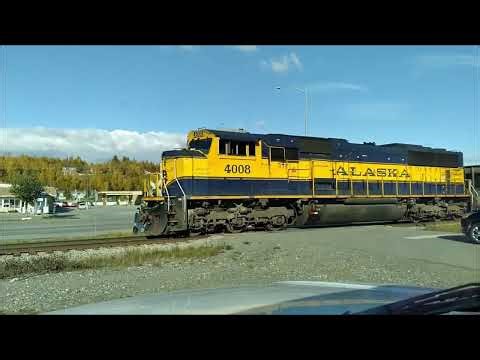 QAP Gravel Train at Snider Crossing in Wasilla. September 18, 2023