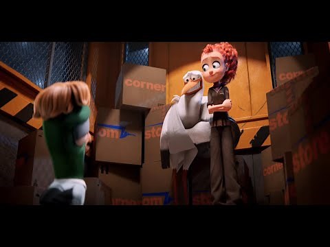 Storks - in the elevator with Pigeon Toady