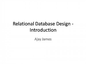 Relational Database Design - Part 1(informal guidelines)