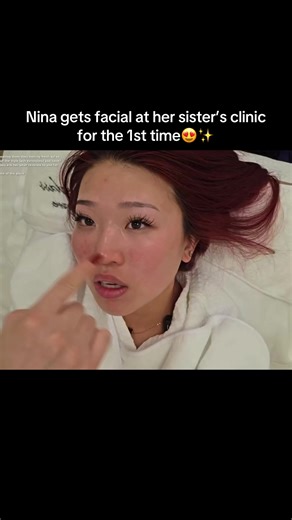Nina's First Facial Experience at Her Sister’s Clinic
