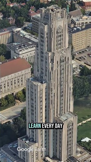 Cathedral of Learning in Pittsburgh 😱 | One of the Tallest University Buildings