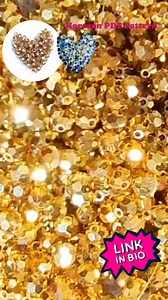 This sparkly heart is done with 4mm bicone crystals. The technique is Cubic Right Angle Weave, which is very basic. The pattern explains to detail, step by step, with accurate graphics and texts. If one is familiar with CRAW, the heart takes 45 minutes to make from start to finish. ♦️Tip: You can make two little ones using 3mm bicones. They make beautiful sparkly earrings. 📌 Etsy.com/shop/ACLPatternsandMore #heart #corazon #crystal #valentines #valentinesgift #gift #ideas #giftideas #etsy #etsy