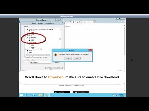 Your current security settings do not allow this file to be downloaded